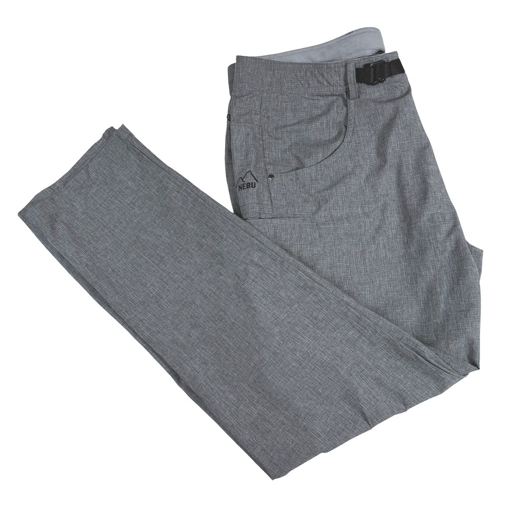 Nebu Fitted B-52‎ Mens Gray Hiking Pants Lightweight Travel Outdoor Size 38x32